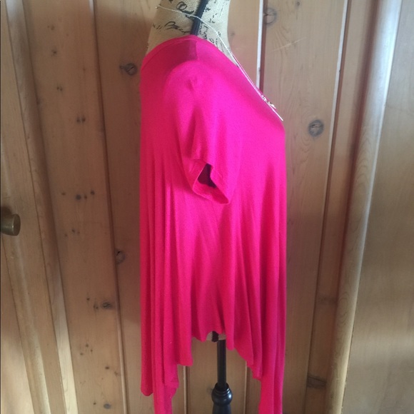 NWT Hot Pink Plus Size Top - Picture 2 of 3